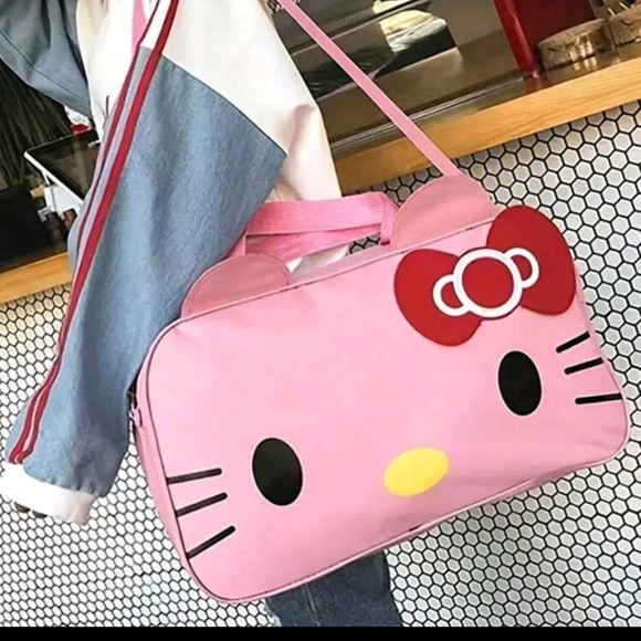 Hello Kitty large duffle bag shoulder bag - Picture 4 of 12